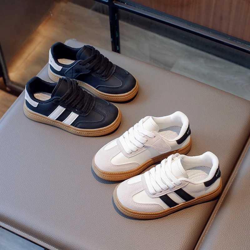 爆款童鞋男童小白鞋运动鞋女童百搭板鞋德迅鞋韩版儿童运动鞋女