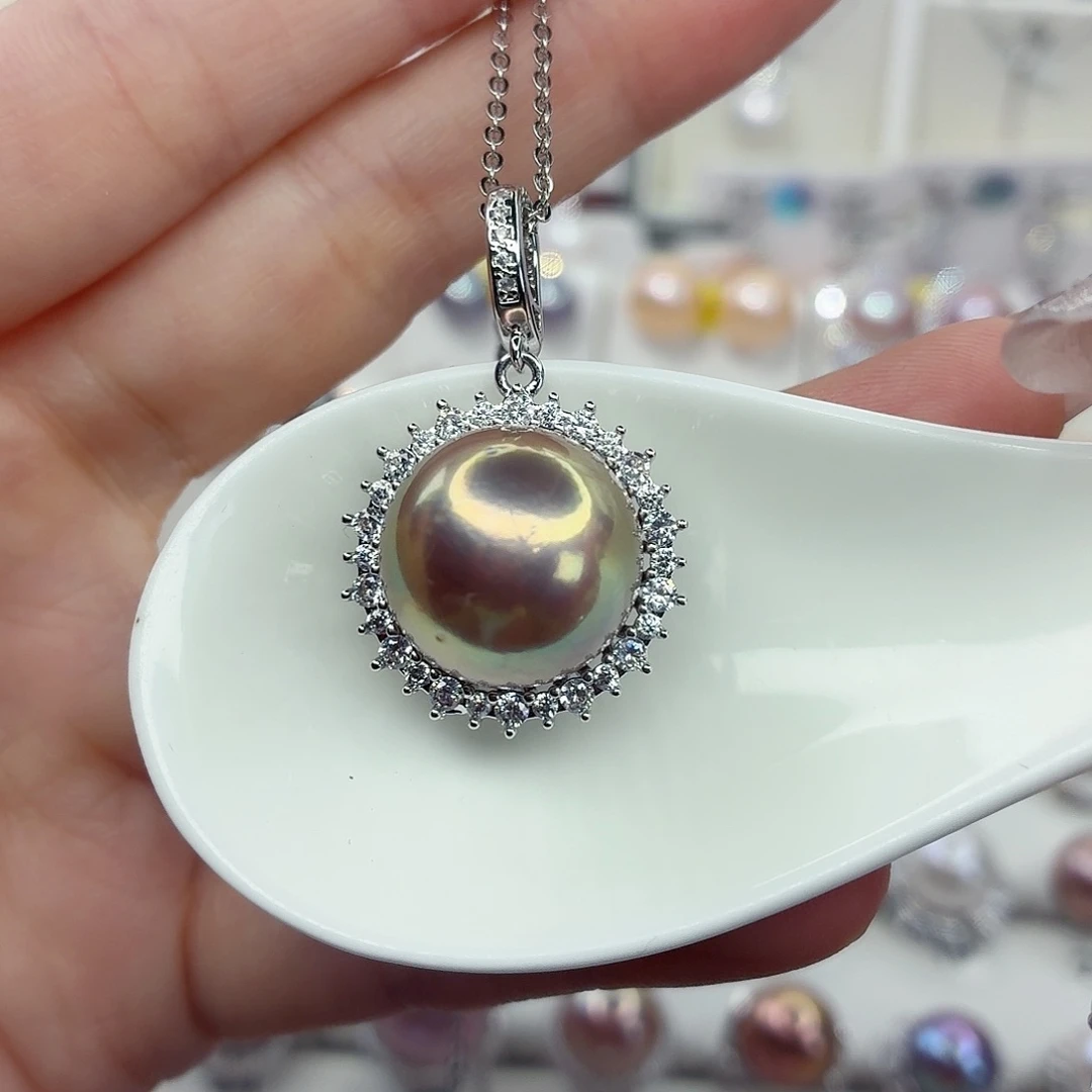 淡水珍珠颈饰合金