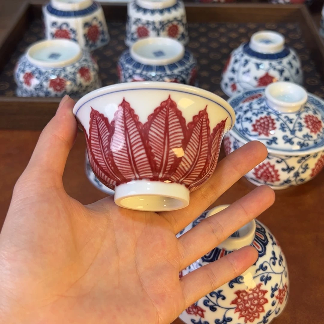 摆件n***?景德镇茶器百宝箱手绘陶瓷