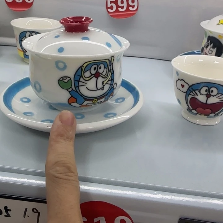 高温釉下彩纯手工手绘陶瓷