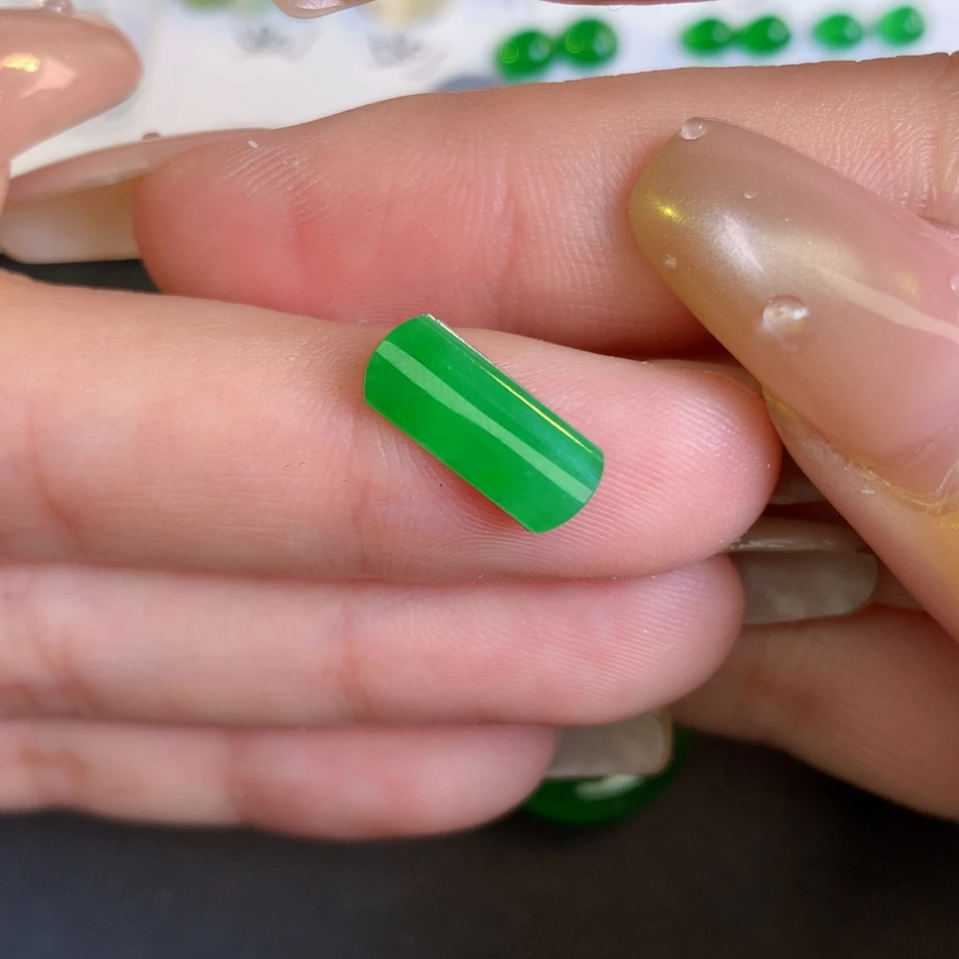 翡翠裸石翡翠翡翠12.89-5.47/2.15