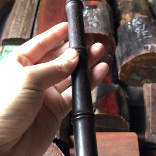 印度小叶紫檀檀香紫檀竹节棍