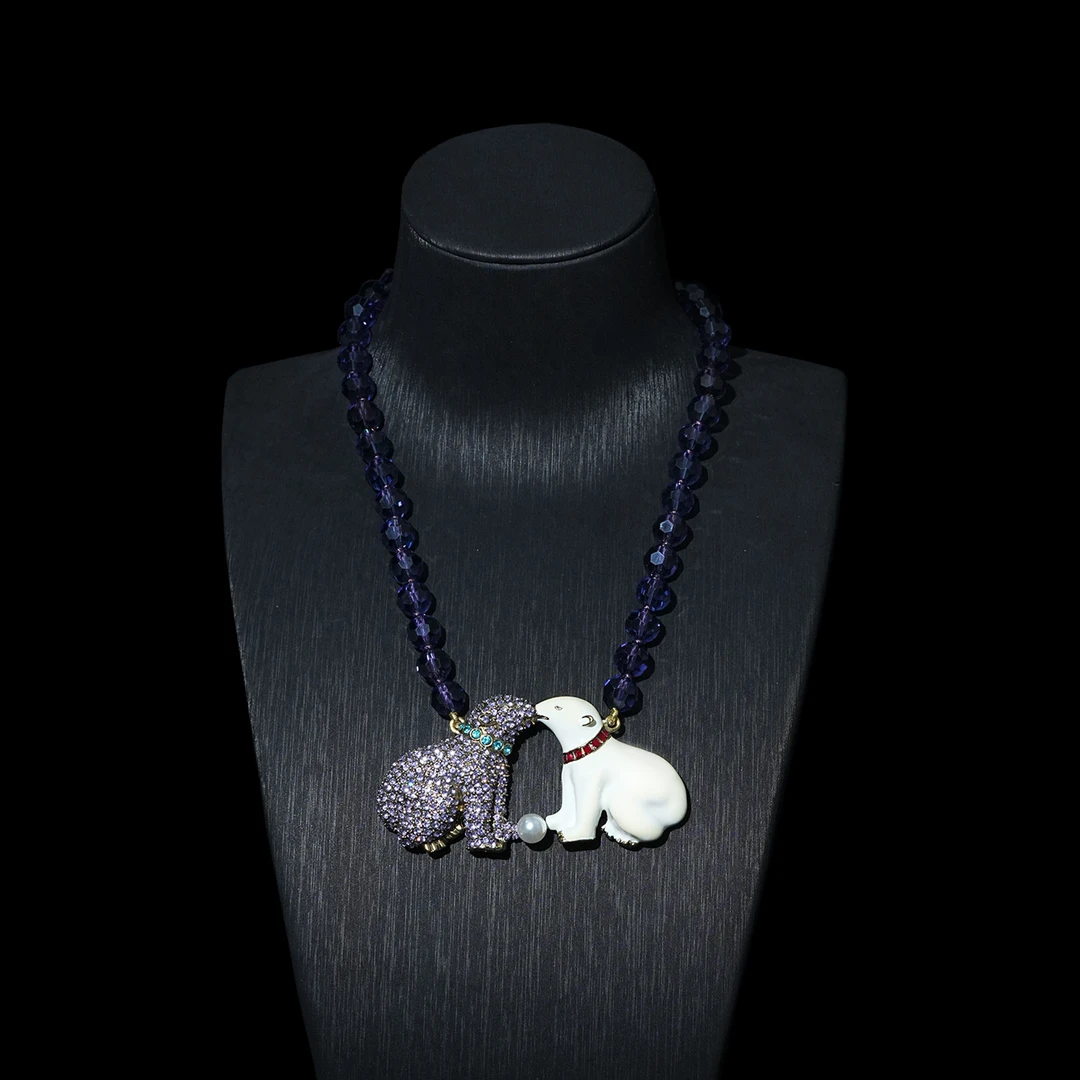 铜合金项链 【2234】项链 复古个性气质满钻纯手工百搭