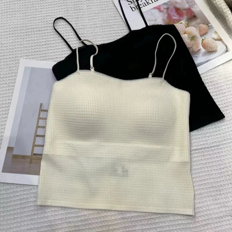 早春新款无痕吊带背心3023