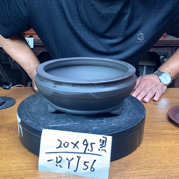 紫砂花盆货号一只YJ56