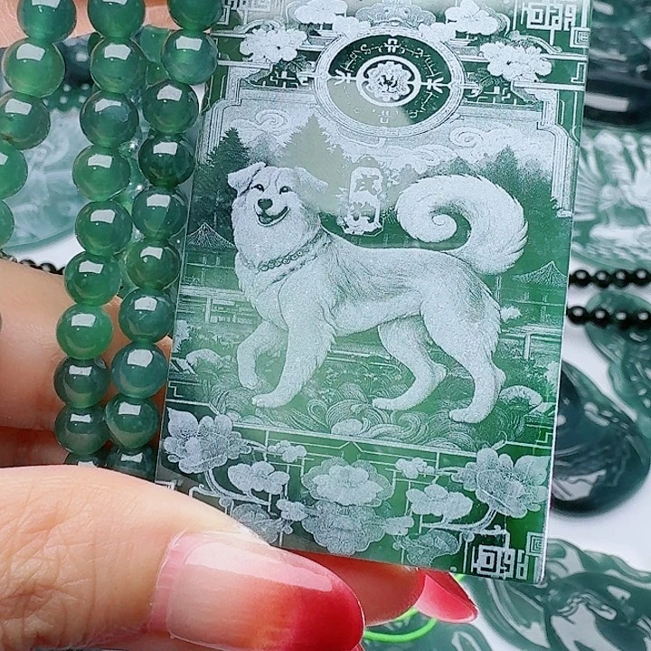 颈饰未镶嵌翡翠多样性发其一