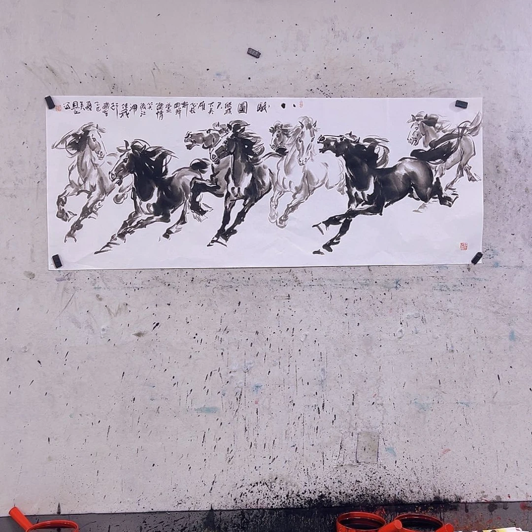 国画活*仙六尺178x70c m c m