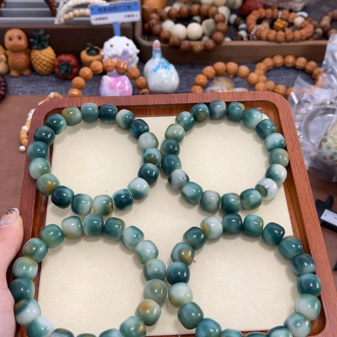 白玉菩提手串104干磨1213眼睛随机