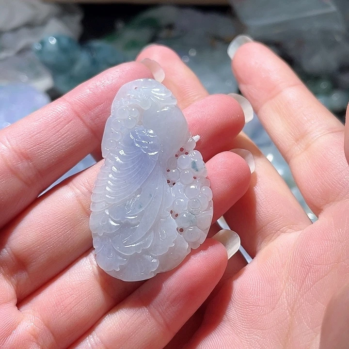 翡翠未镶嵌颈饰天然