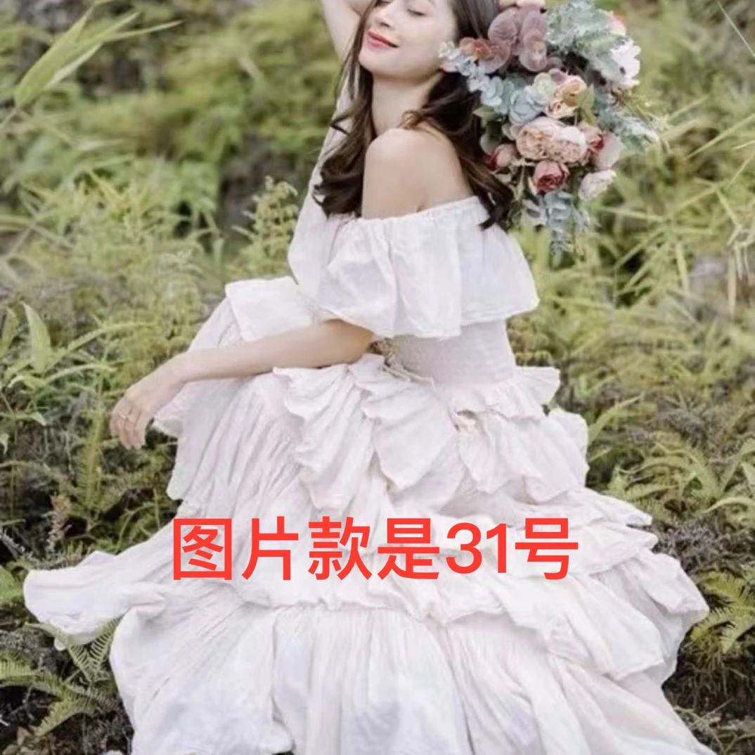 旅游度假风泰国生态美波西米亚质感夏季仙女范连衣裙