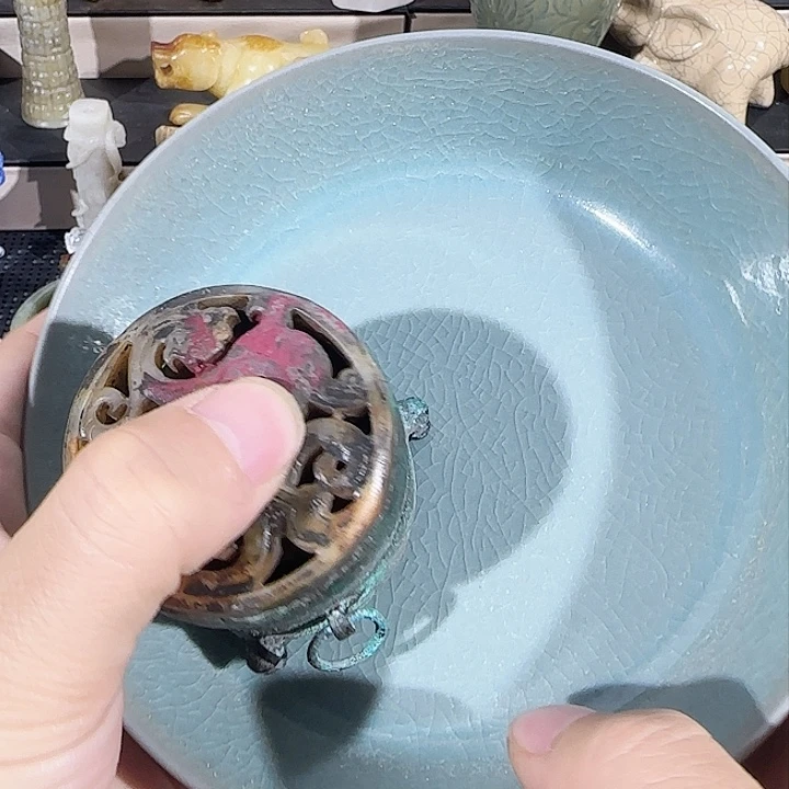 瓷片瓷器摆件创意摆件工艺