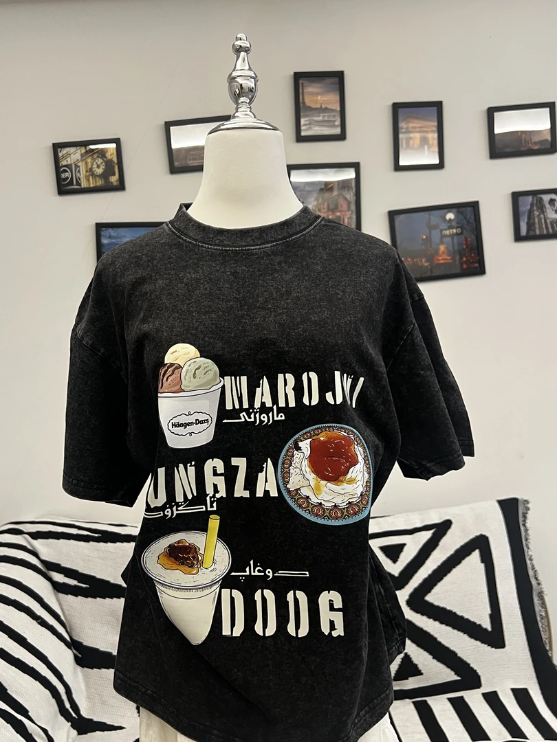 (已登记版权禁止搬运)新疆沙冰款设计款民族风短袖t恤春夏水洗款