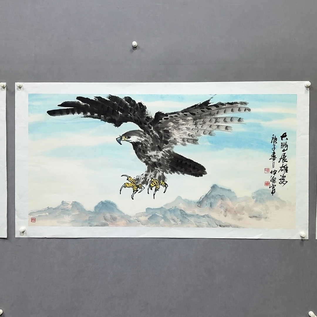 国画亲笔手绘放心去藏