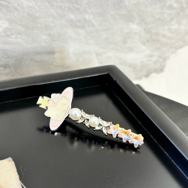 粉地球kt发夹FJ1366（一个）