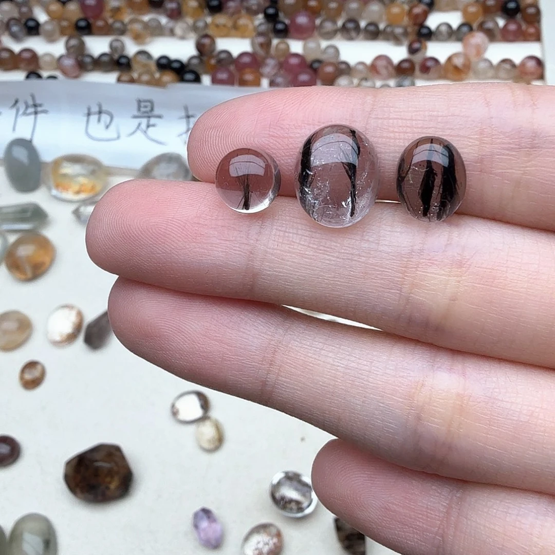 l***m未镶嵌珠宝半成品水晶