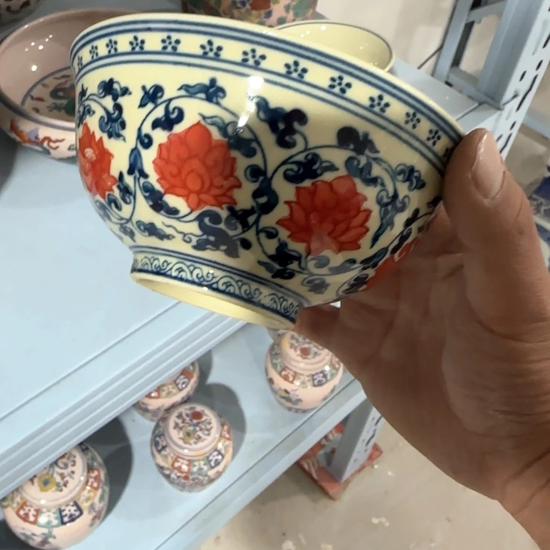 瓷片摆件手绘瓷器处理