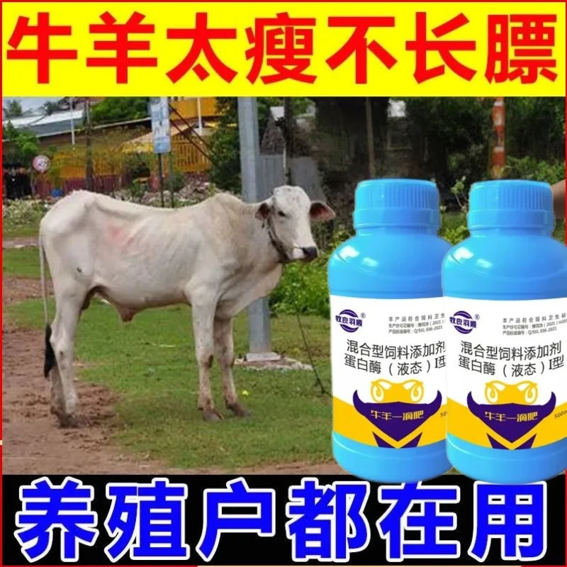 一滴肥牛羊快速催肥僵羊僵牛添加剂牛吃草为什么能长肉