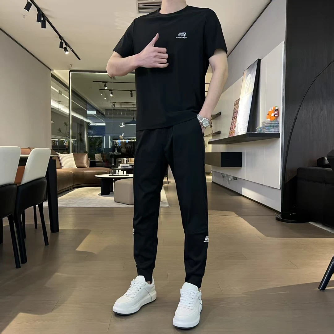 25年男士夏季锦纶高弹冰丝速干裤百搭时尚