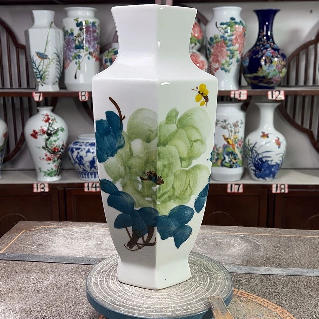 陶摆件景德镇陶瓷6绿牡