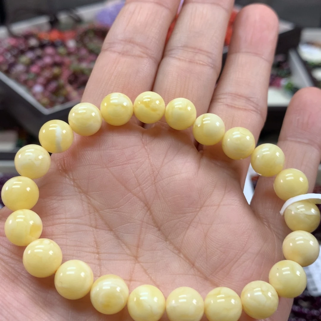 蜜蜡手链未镶嵌手链