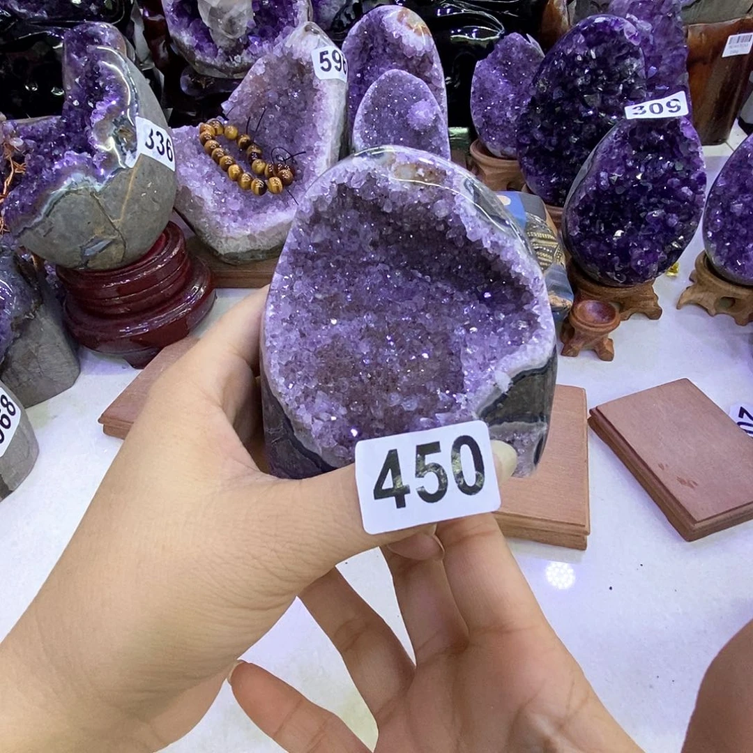 未镶嵌大型摆件（非配饰）紫晶