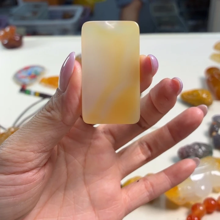 玛瑙/玉髓未镶嵌吊坠(不含链)