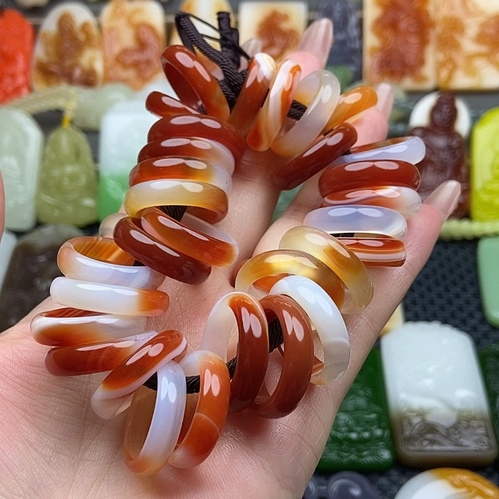 未镶嵌戒指玛瑙/玉髓