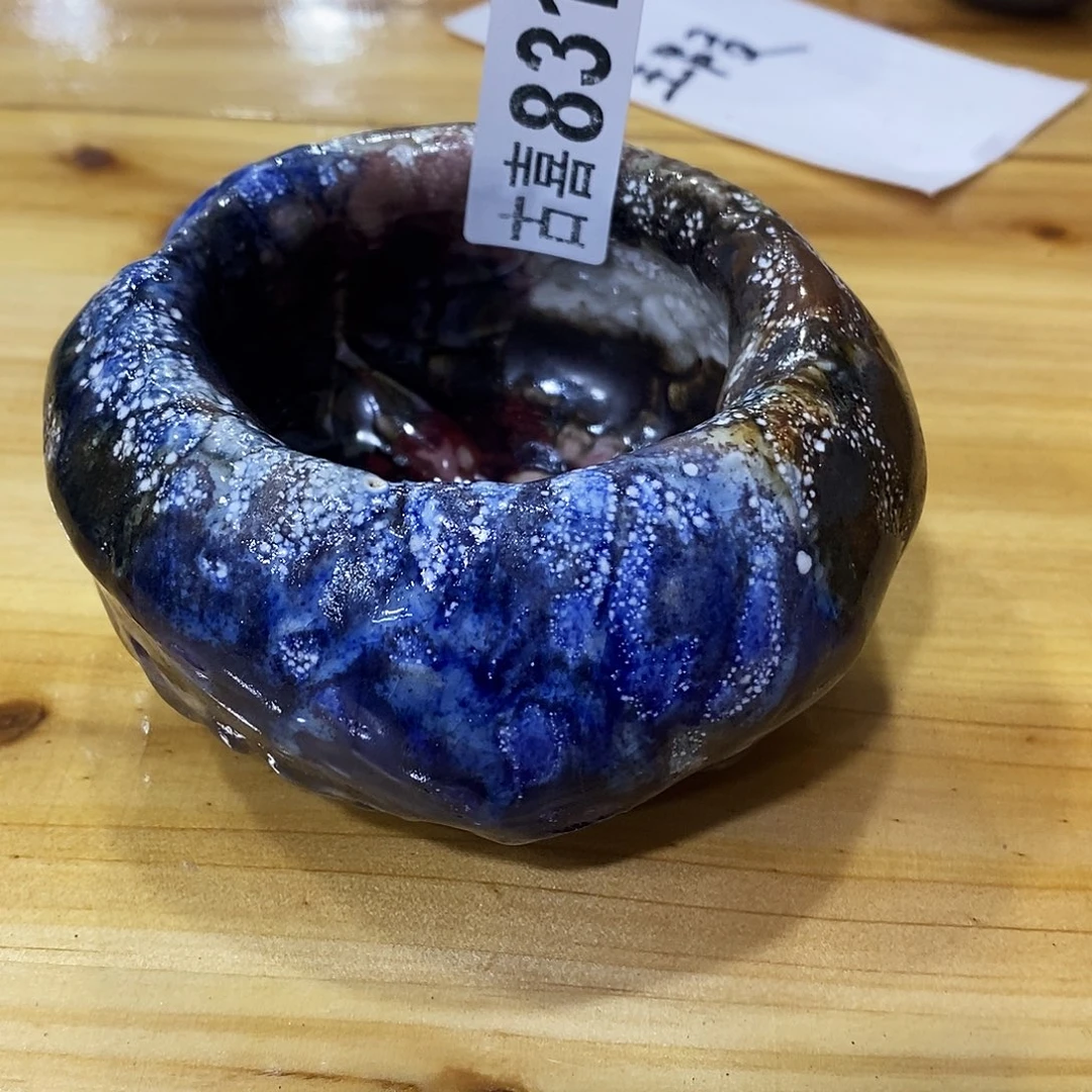 观***想粗陶柴烧志野茶器