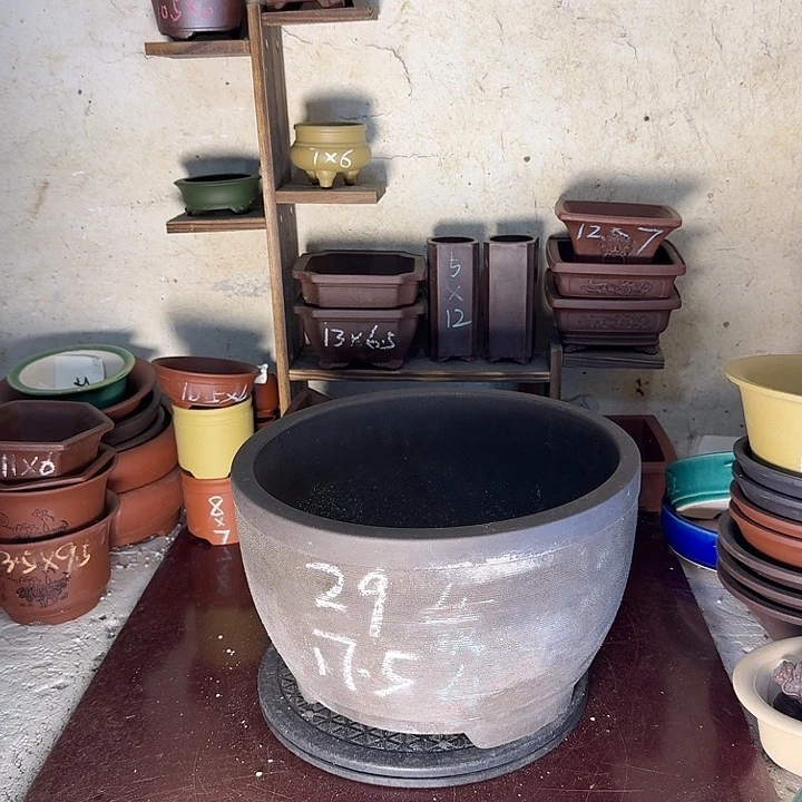 宜兴紫砂花盆手工制作