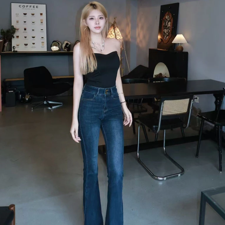 1226 辣妹喇叭裤 无运费险 介意掉色勿拍