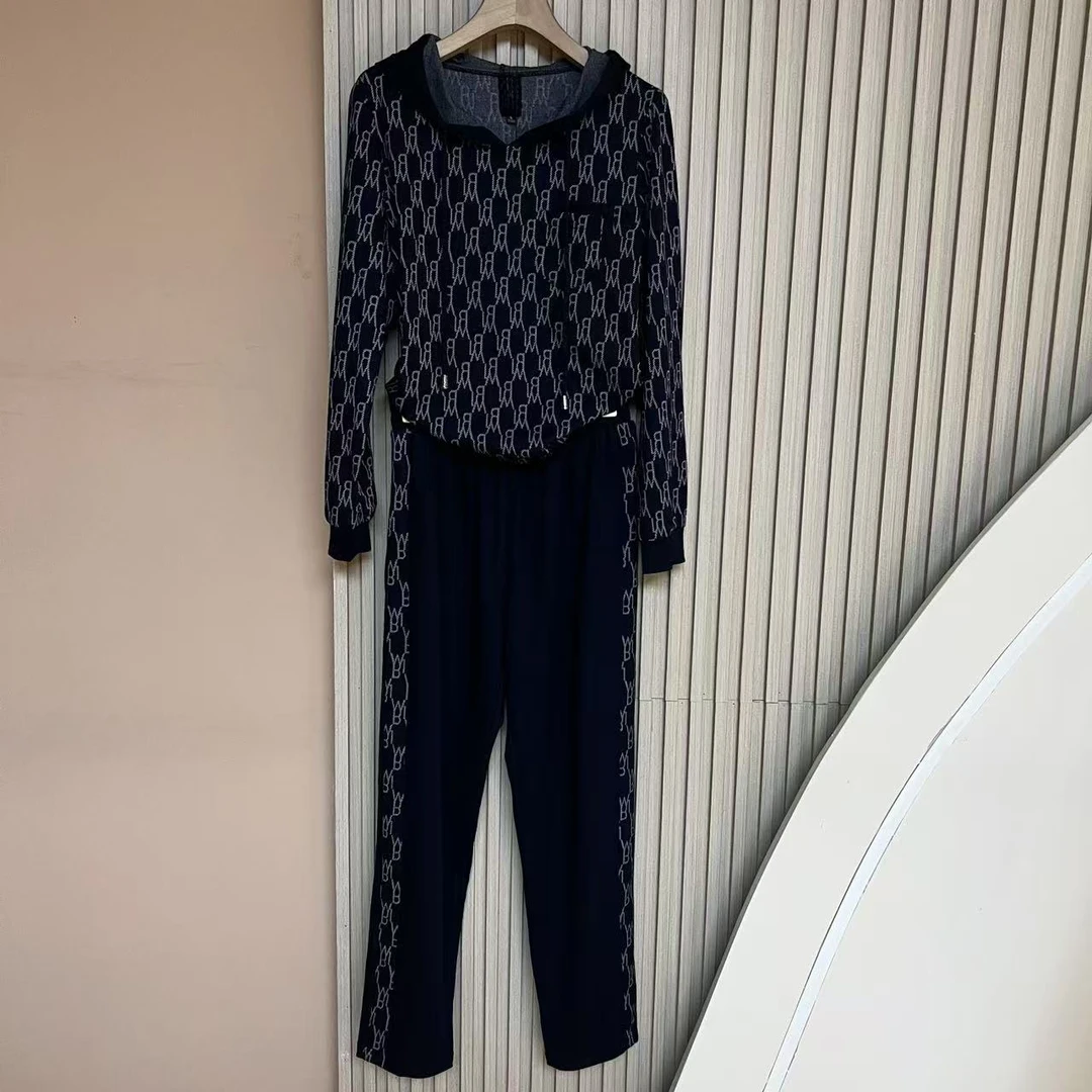 新品女装显瘦百搭韩版时尚休闲运动套装675