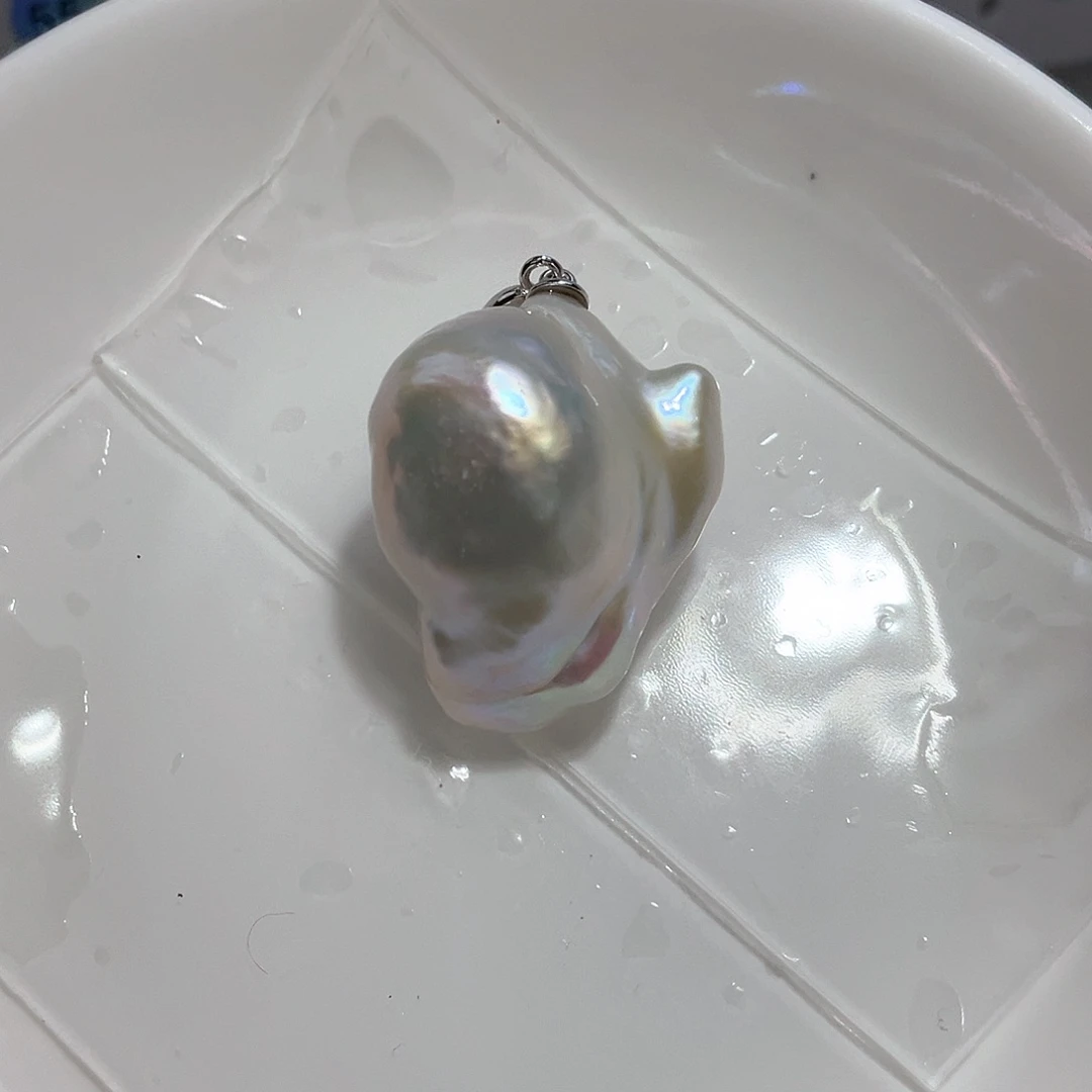 淡水珍珠颈饰银S925镶嵌