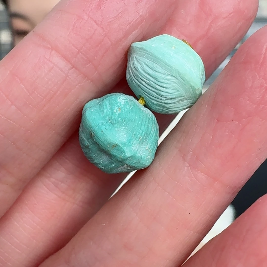 绿松石珠宝奇石未镶嵌