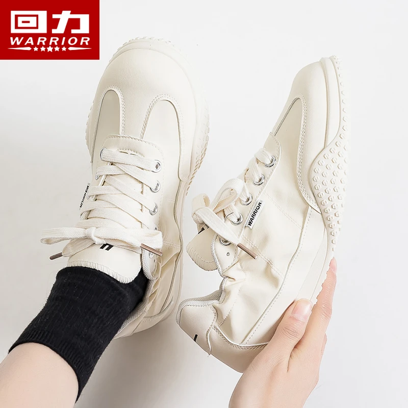 回力女鞋板鞋2025春夏新款休闲百搭透气时尚小众学生女士小白鞋子