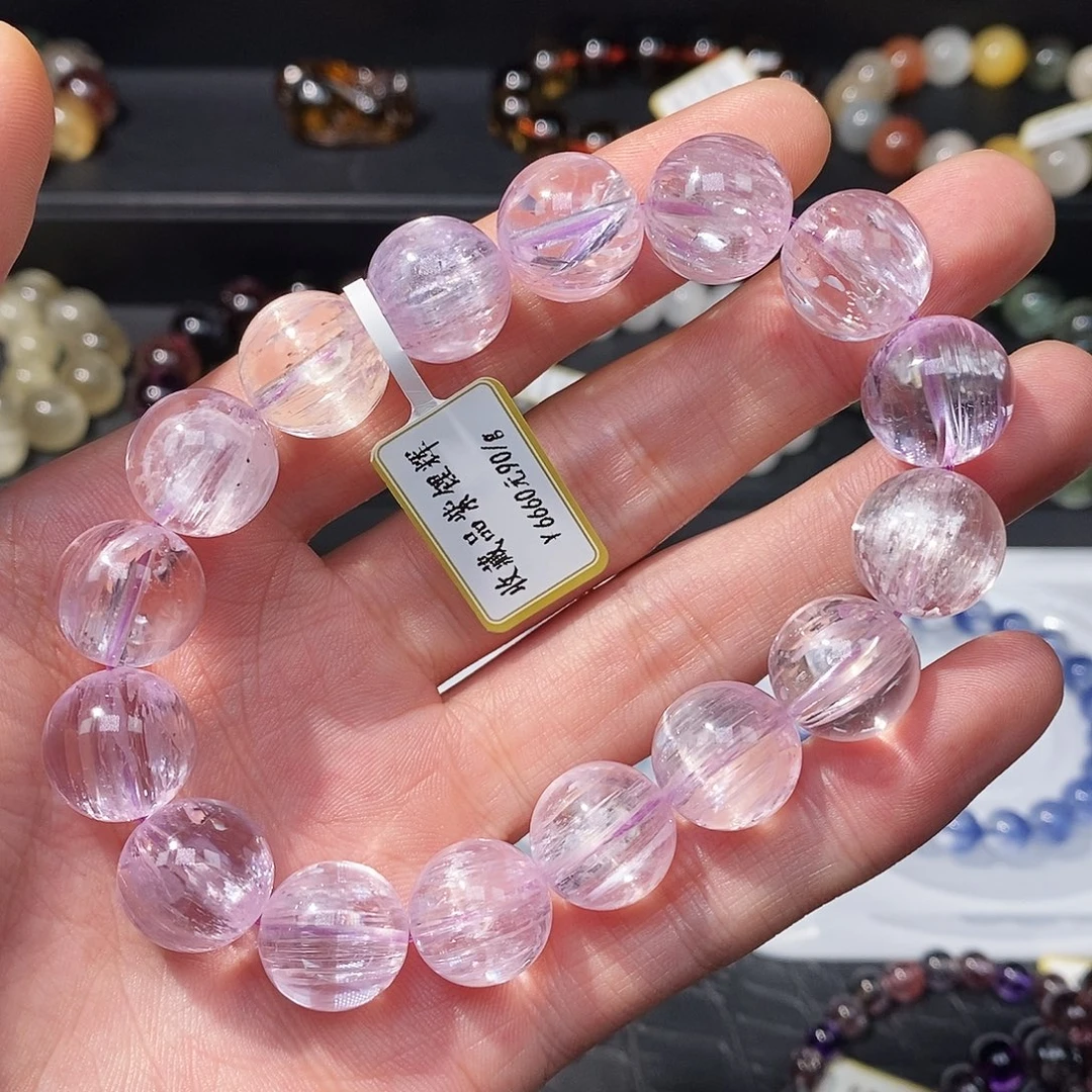 未镶嵌锂辉石手串14.0