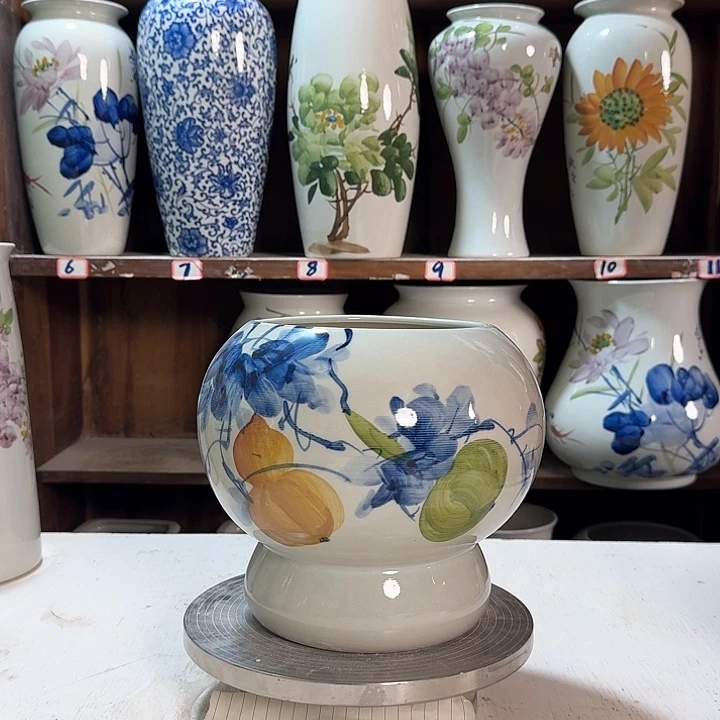 瓶1黄户 新款陶瓷陶瓷