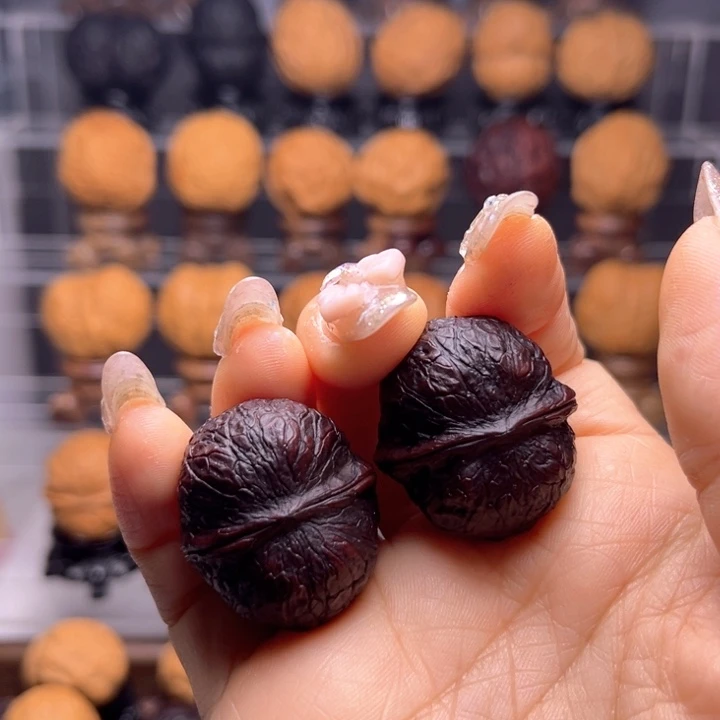 文玩核桃把件X23皮皮球