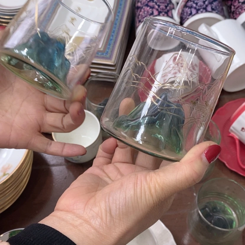 【闪购商品】钛合金5个玻璃杯