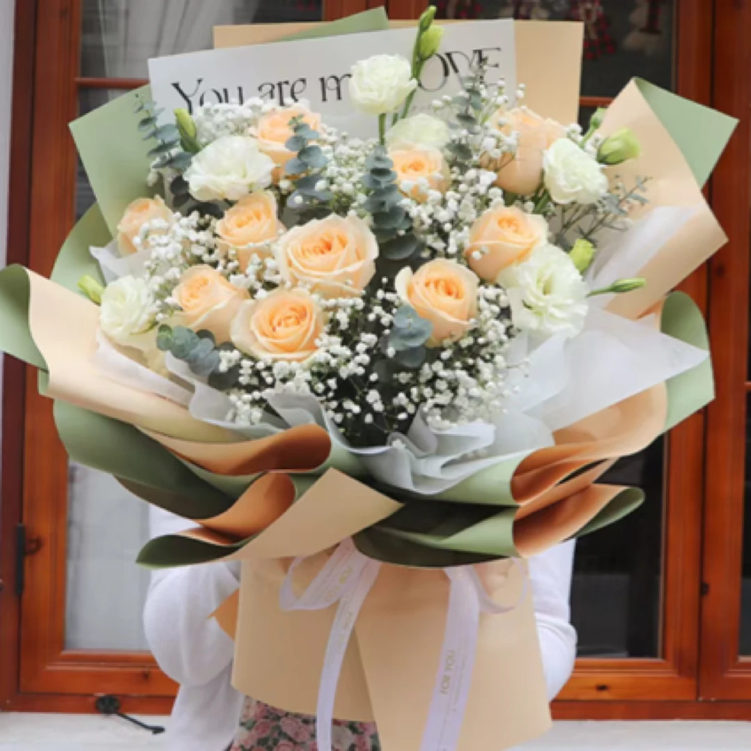 春意 玫瑰鲜花同城1到三小时送达