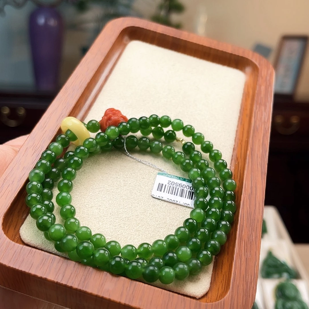 和田玉（碧玉）未镶嵌颈饰和田玉