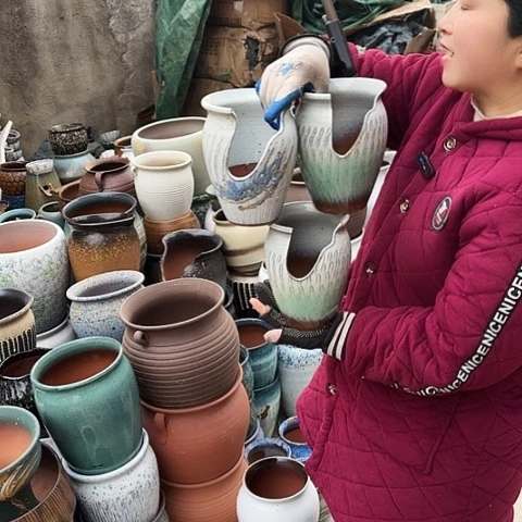 13口18高瑕疵盆子。