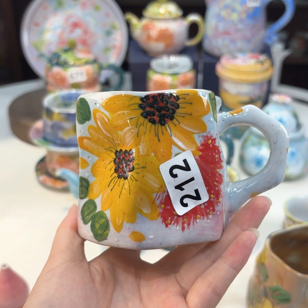 景德镇手绘高温釉下彩陶瓷茶具