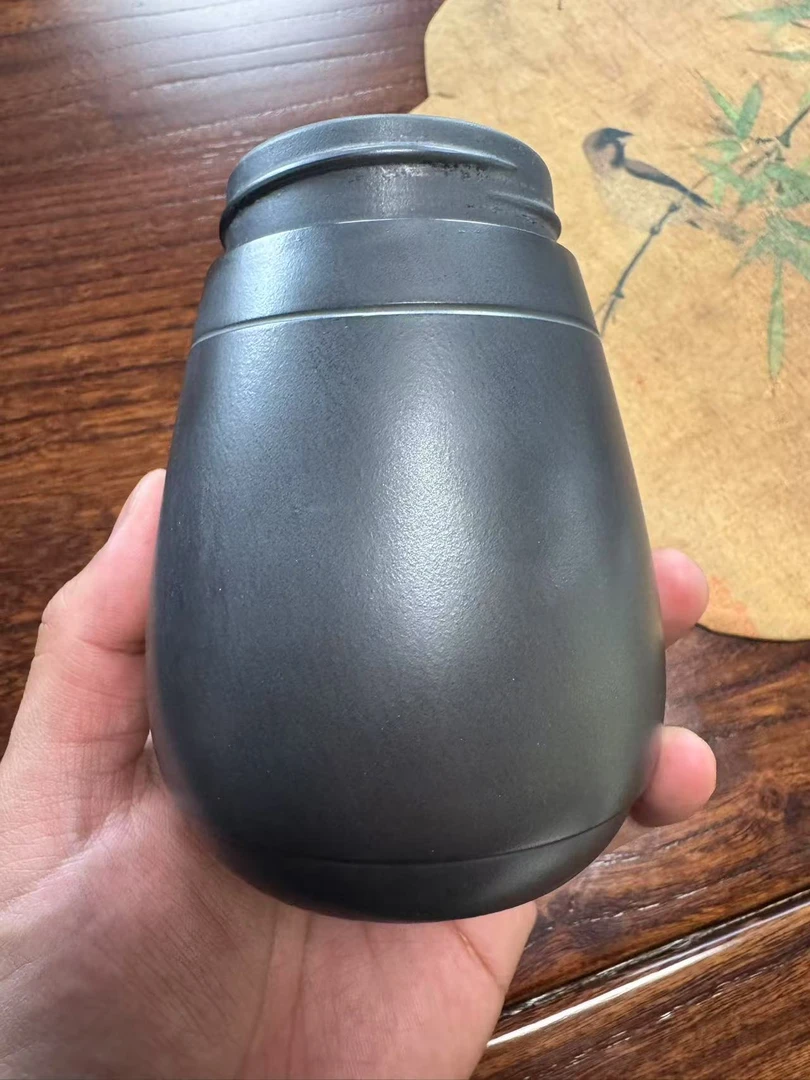 紫砂 无盖玄铁 随身杯 （已收到实物为主！）