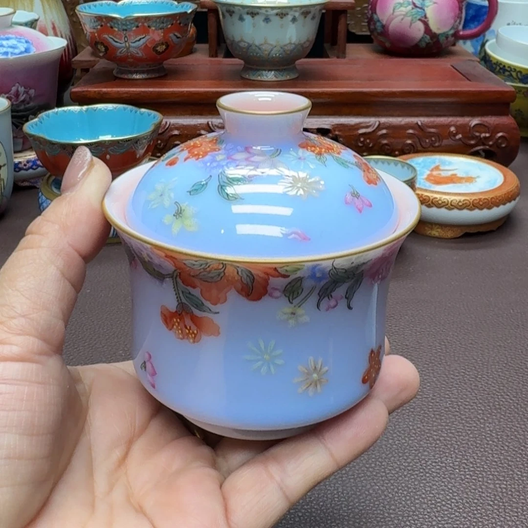 瓷片景德镇仿古手工制作精品展示