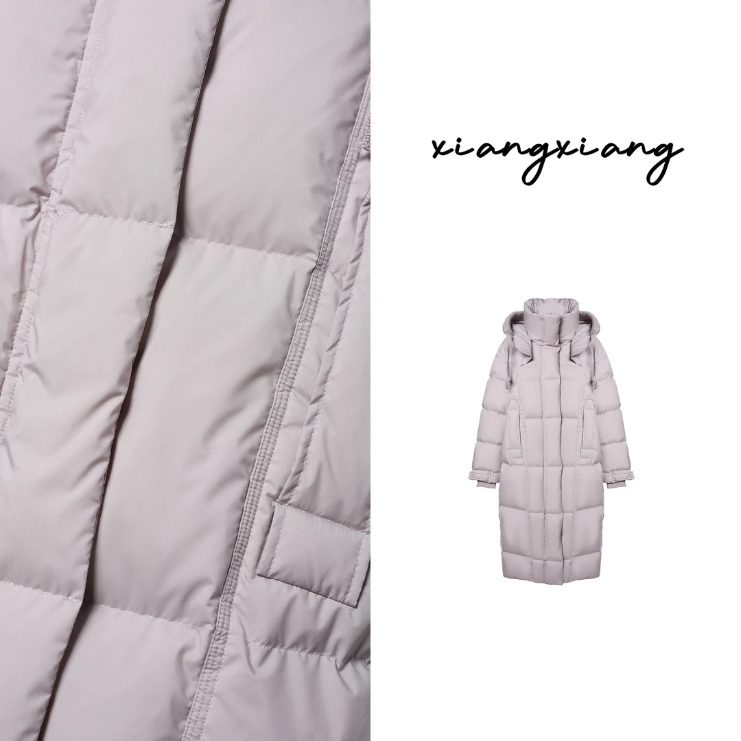 【香香专属】2024年冬季过膝长款羽绒服6616