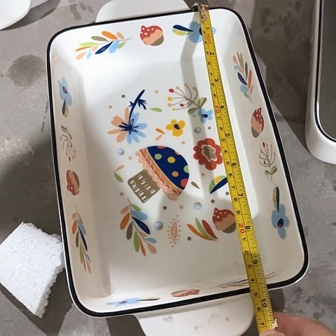 微瑕，不能明火，长24宽18高5小号蘑菇