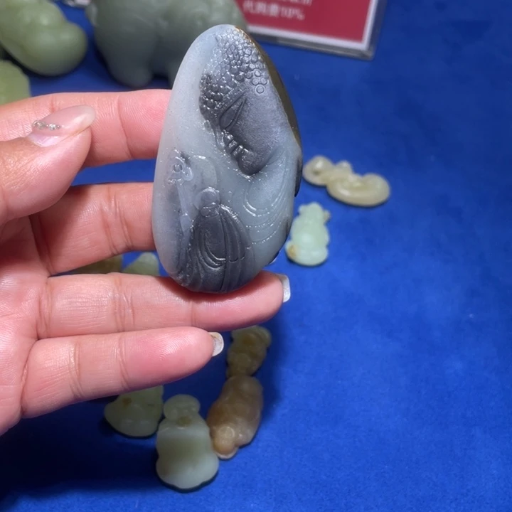 和田玉（糖玉）未镶嵌戒指毛货定制