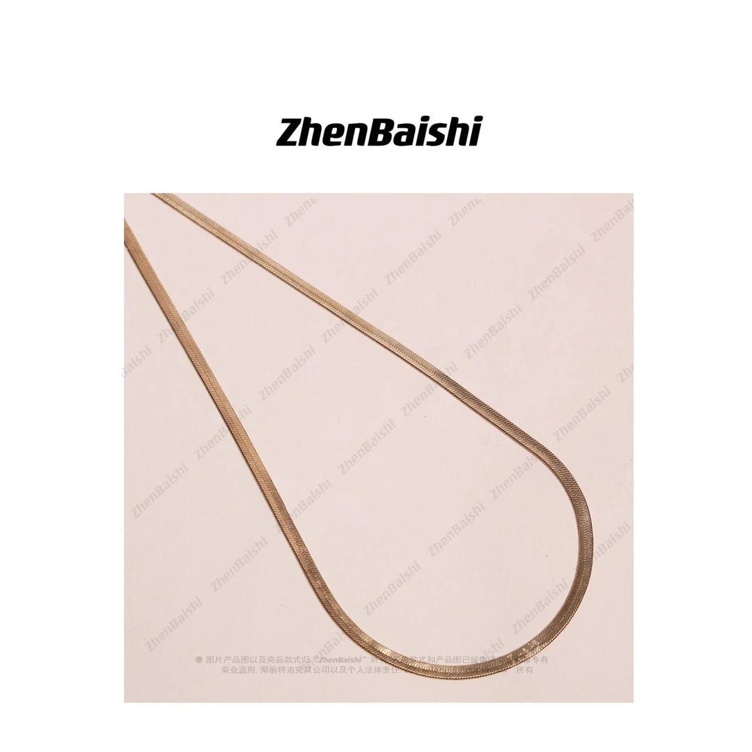 铜合金项链 百搭时尚款蛇骨项链【20116】