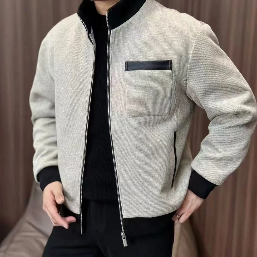 F 001-199 男夹克韩版夹克长袖休闲百搭痞帅宽松潮流港风春秋季