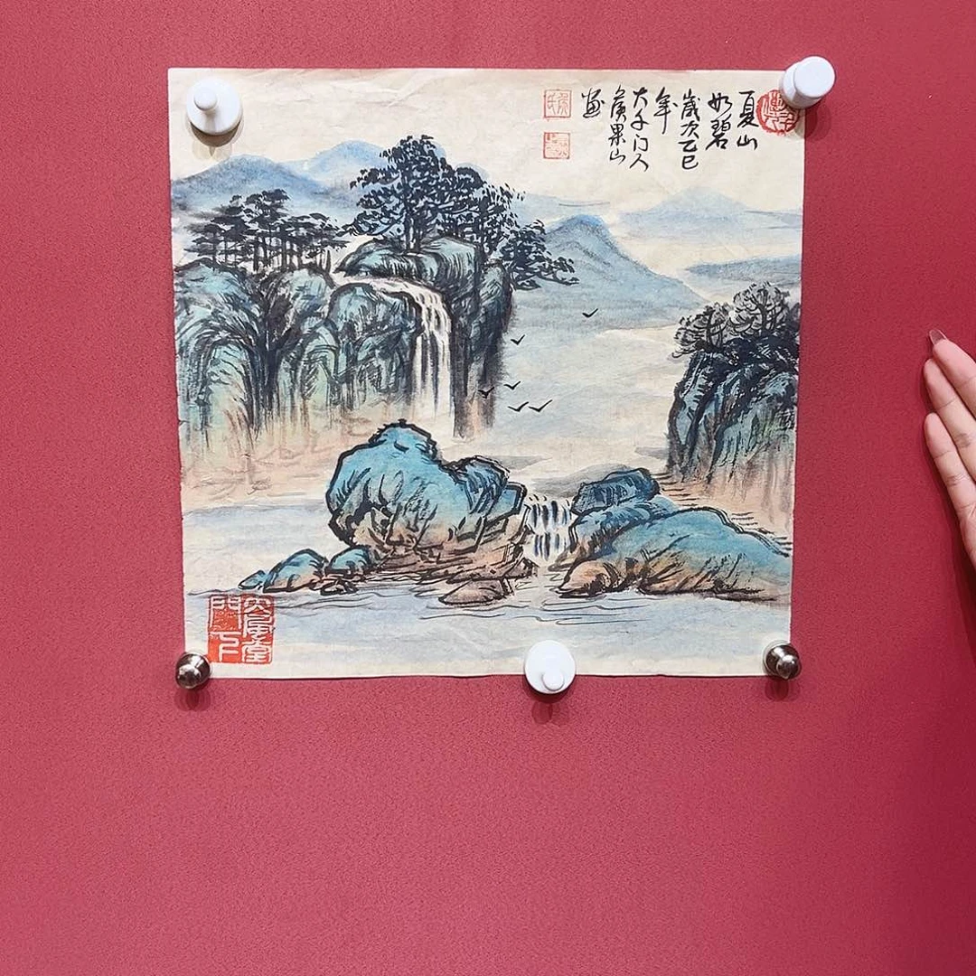 国画侯果山老师国画作品月